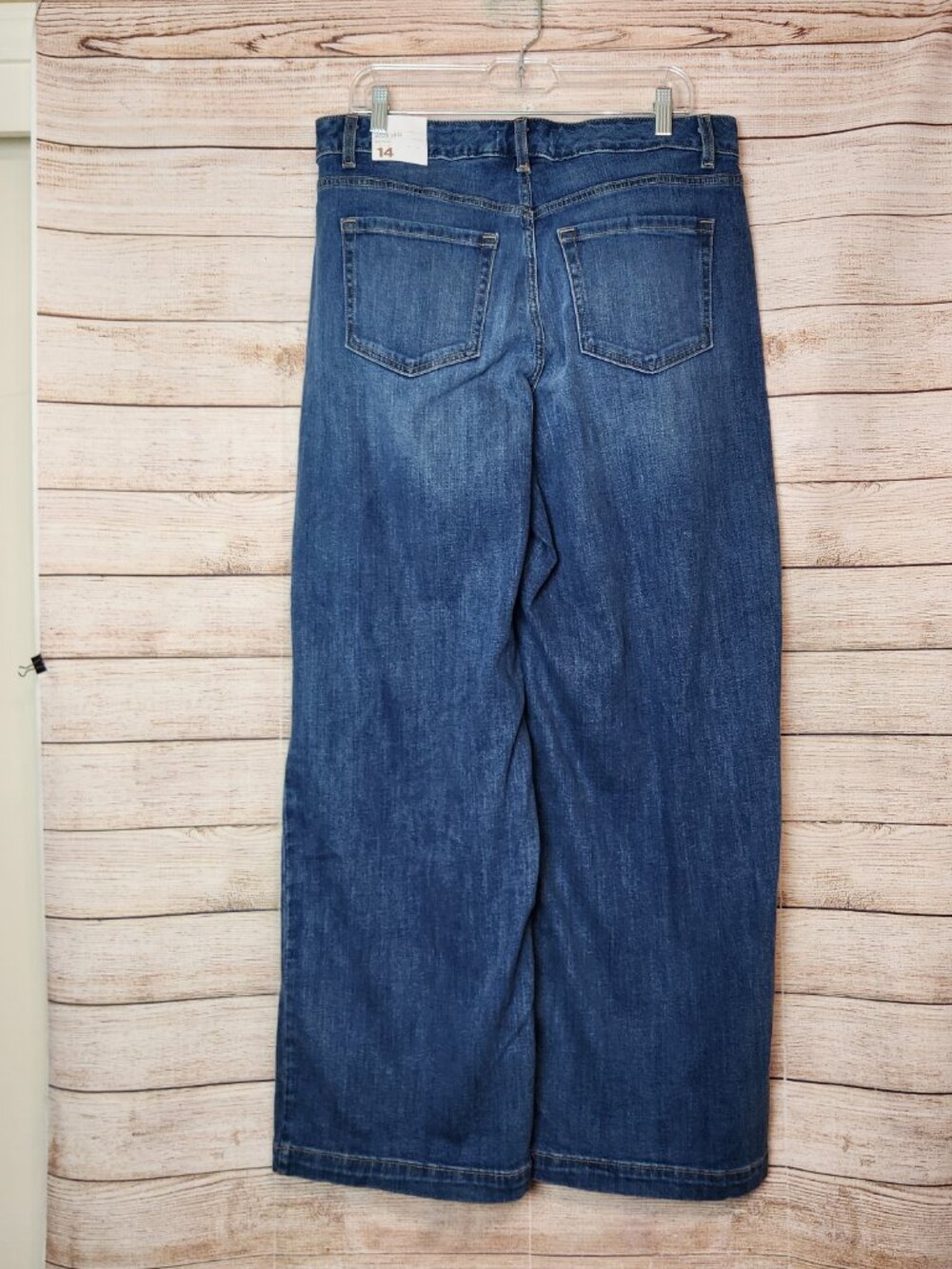 Lane Bryant Jeans Flex Magic Waistband Mid Rise Wide Leg Women's Size 14 New - Picture 9 of 15
